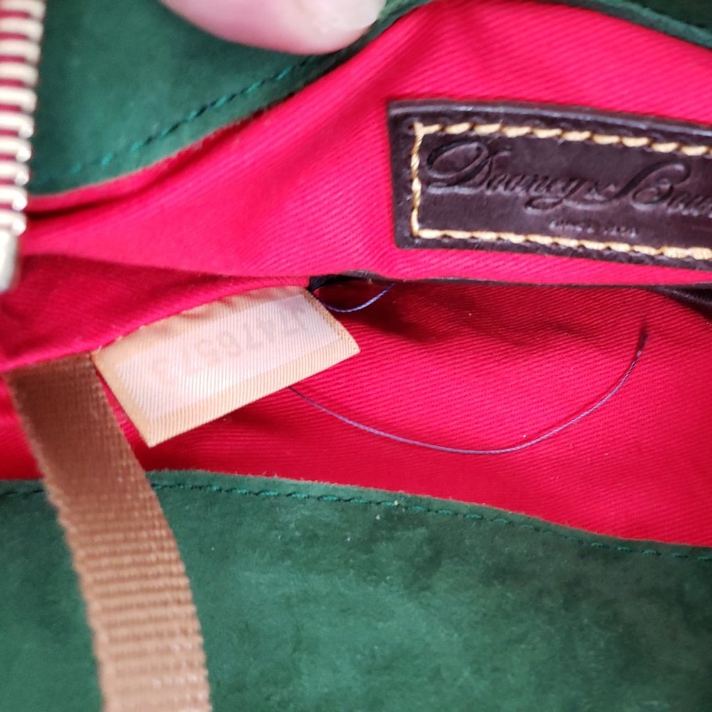Dooney & Bourke Black Leather Shoulder Bag with Gold Accents - Picture 9 of 11